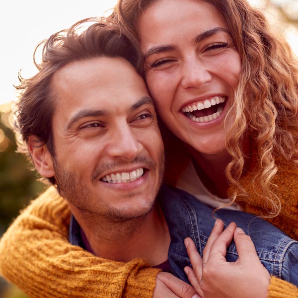 laughing couple