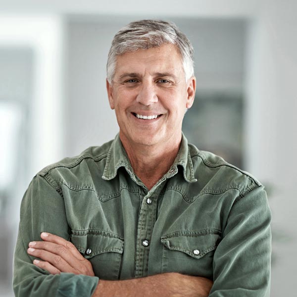 Senior man uses conscious sedation for dental procedures in Los Gatos, CA